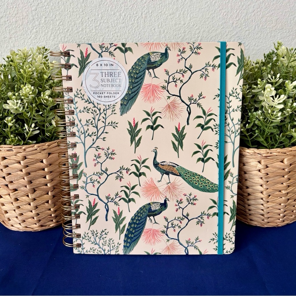 Peacock Spiral Notebook